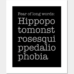 Fear of Long Words, Phobia Posters and Art